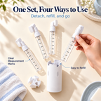 Snugglepaw 4-in-1 Travel Toiletry Dispenser