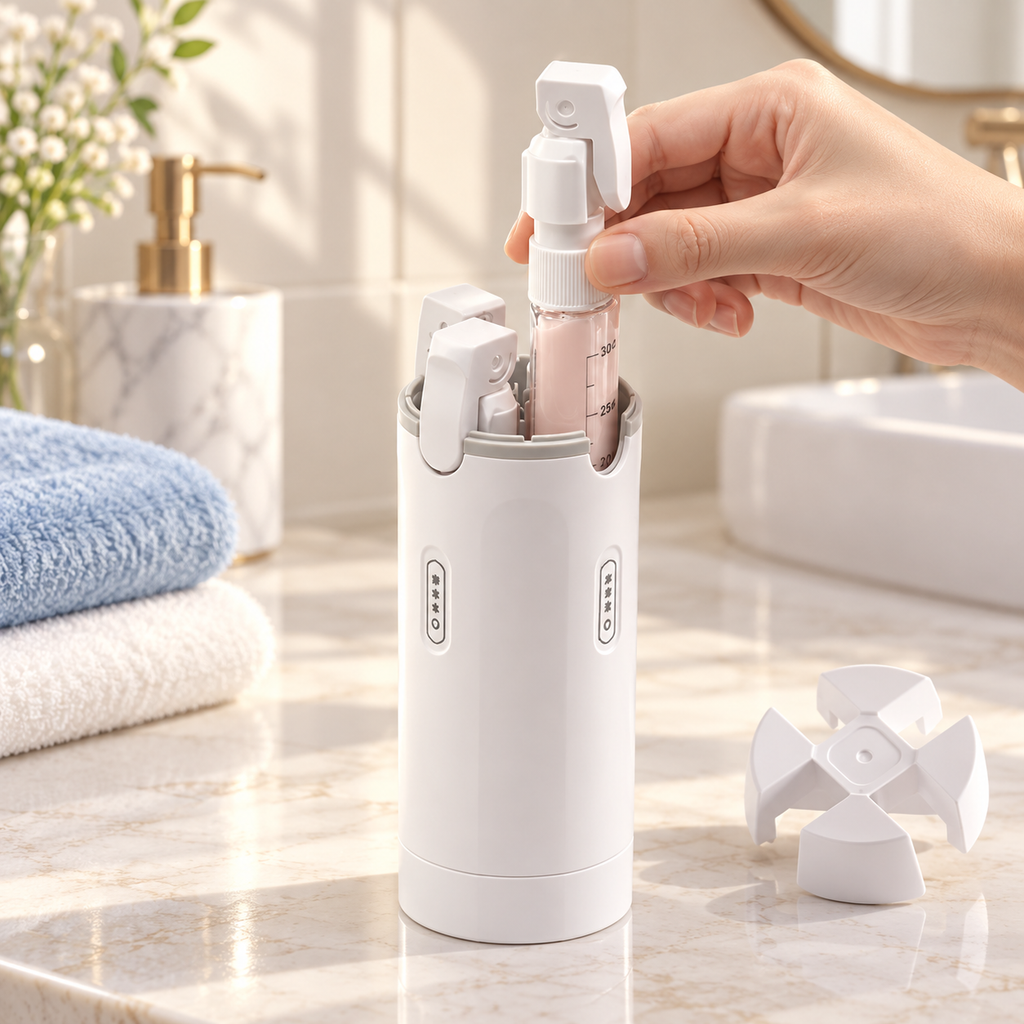Snugglepaw 4-in-1 Travel Toiletry Dispenser