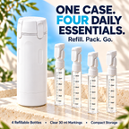 Snugglepaw 4-in-1 Travel Toiletry Dispenser